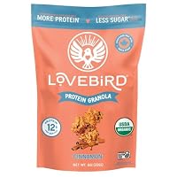 Lovebird Protein Cinnamon Granola - : No Certified Synthetic Colors