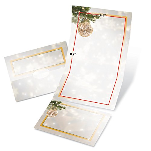 Golden Glitz Seal And Send Invitations, 28 Count #TOP3