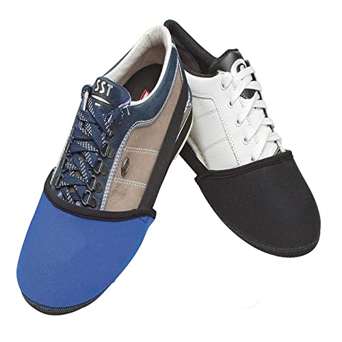 Bowling Shoe SliderBowling Shoe Cover 2 Pack / 1 Pair of Adjustable Sole Slide Covers | One Size Fits Most Bowling Shoes Men & Women | Elastic Band Creates Size Adaptations Blue
