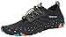 SAGUARO Scarpe da Sport Acquatici Scarpette Scoglio Scarpe da Immersione Piscina Spiaggia Canottaggio Mare Fiume Nuoto Surf Nautica Vela Acqua Cycling per Uomo Donna (Nero,43 EU)