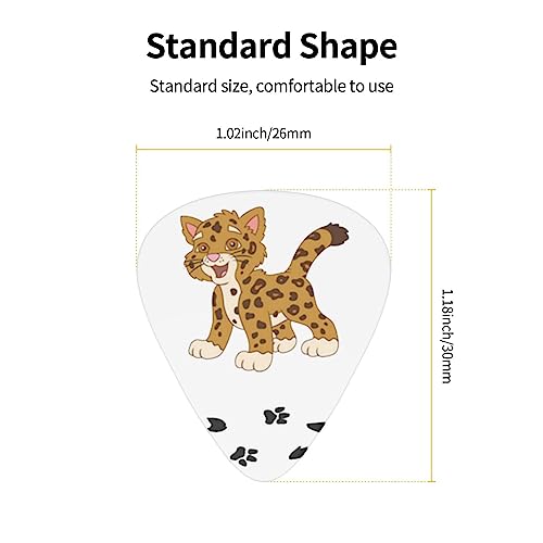 Lot de 12 médiators mignons en forme de bébé Jaguar pour guitare électrique et basse - Les Beatles, Paul McCartney, John Lennon, RIngo Starr, George Harrison Lot de 12 médiators mignons en forme de bébé Jaguar pour guitare électrique et basse – Image 5