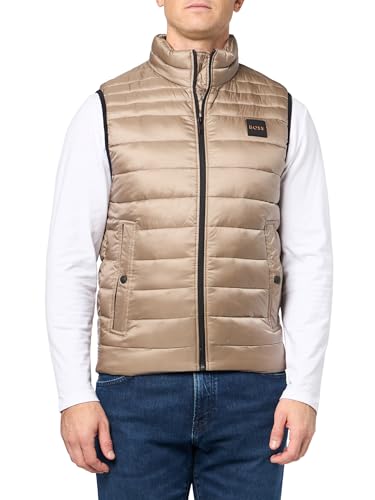 Image of BOSS Men's Lightweight Nylon Patch Logo Puffer Vest