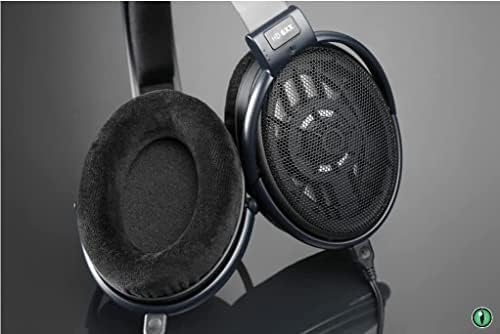 Close-up of the Sennheiser HD6XX earcups.