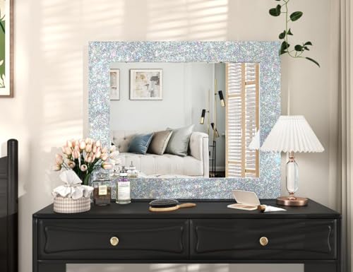 Image of Silver Glitter Wallpaper Border Silver Glitter Wallpaper Stick and Peel Self Adhesive Removable Sparkle Wall Border Silver Contact Paper for Girls Bedroom Dressers 6x300 Inch