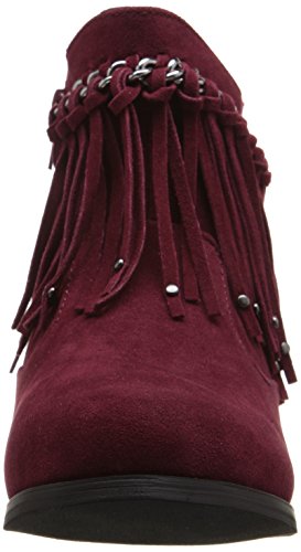 Jumping Jacks Girl's Sierra Western Boot, Cranberry Micro Suede, 33 EU(1-1.5 M US Little Kid)2
