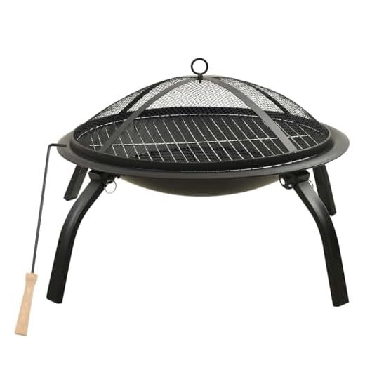 BOWEKAM 2-in-1 Fire Pit and BBQ