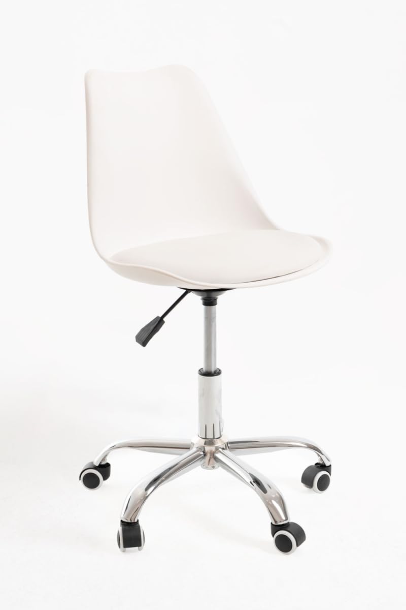 Regalos Miguel - Silla de Oficina Blanca Neo - Máxima Ergonomía - Ideal para Escritorio y Gaming