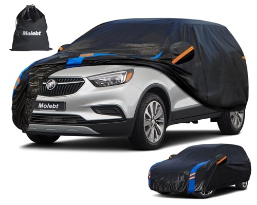 Image of Custom Fit SUV Car Cover for Buick Encore /Encore GX(2012-2026), Upgraded Waterproof All Weather Outdoor Auto Cover with Driver Door Zipper & Mirror Pockets, UV /Snow /Dust Protection