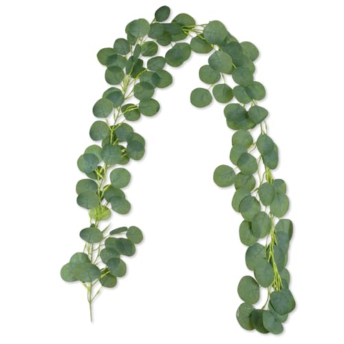 AIOR Efeu Künstlich Girlande Künstliche Pflanzen, Hängend Fake Efeugirlande für Garten Hochzeit Balkonp Party Wanddekoration Aesthetic Room Decor