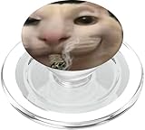 Cat Smoking Weed Funny Animal Lover Adult Blunt