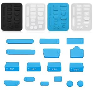 Lajup 64 Stück Staubschutzstecker Set