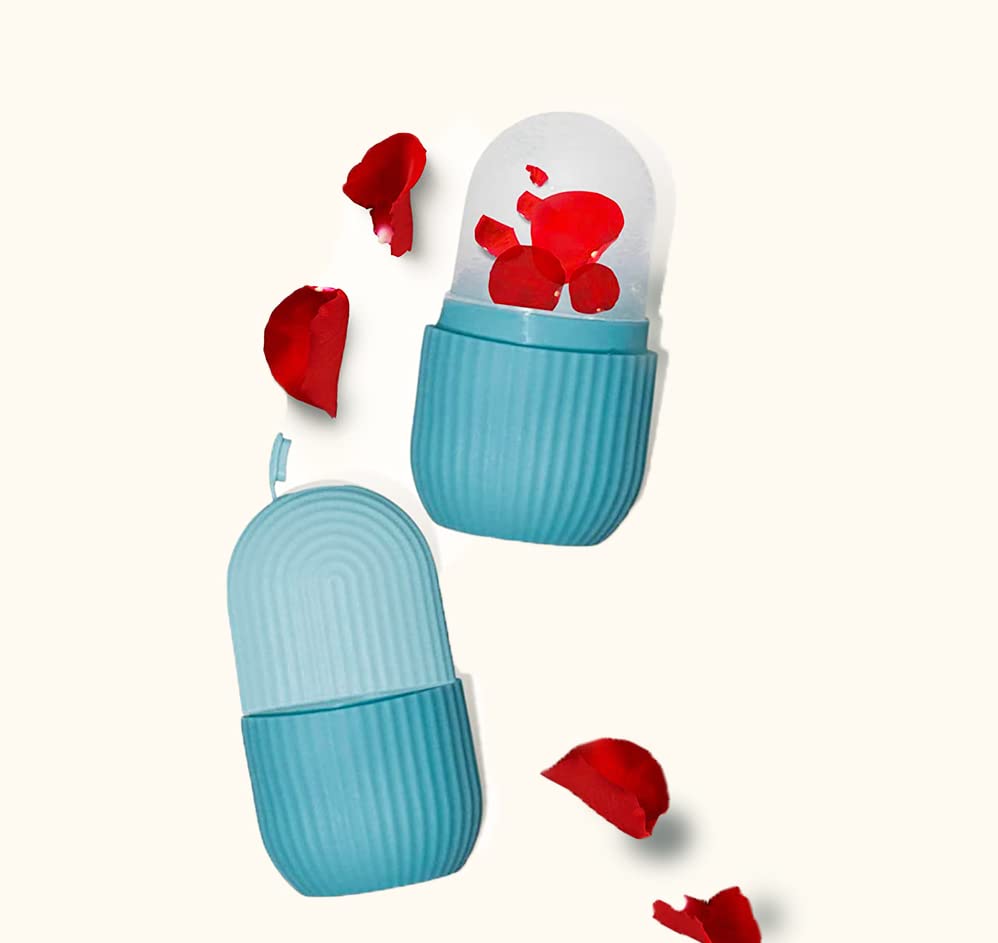 REETIK FASHION HUB Ice Roller for Face Eyes,Womens Gifts,Face Massager Roller Puffiness Migraine Pain Relief and Minor Injury(BLUE)