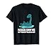 Lustiges Nessie Monster von Loch Ness Ungeheuer Schottland T-Shirt