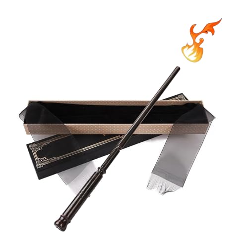 ZHAWAXI Handcrafted Magic Wand Movie Inspired Wizard Wands for Role Play Cosplay Costume Birthday Party Favors Collectible (Harry-A)