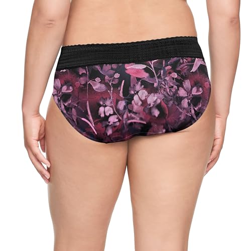 Image of Warner's womens No Pinching No Problems Dig-free Comfort Waist With Lace Microfiber Hipster 5609j