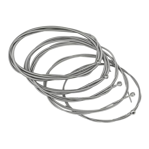LIFKOME 5pcs String Electric Bass Replacement Strings Kit High Carbon Alloy Durable Design for String Electric Bass Excellent Sound Versatile Use