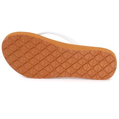 Womens Slim Leather Comfortable Flip Flops Summer Beach Thong Sandals Arch Support Non Slip4