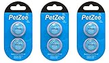 PETZEE 6 pcs RFA-67 Battery Pet Collar Safe Compatible Battery RFA-67 Dog Collar Replacement Batteries 6P