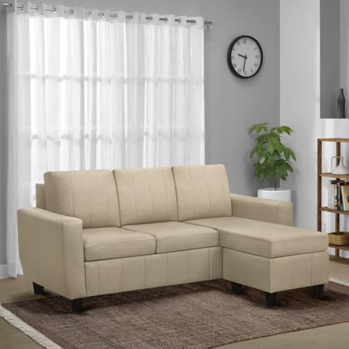 Image of Sleepyhead Bae Designed by Duroflex - Interchangeable L Shape Sofa Set |Modular Rearrangeable Lounger |Space-Saving, Comfortable & Easy-Maintenance Sofa For Living Room |3 Year Warranty - Pebble Brown