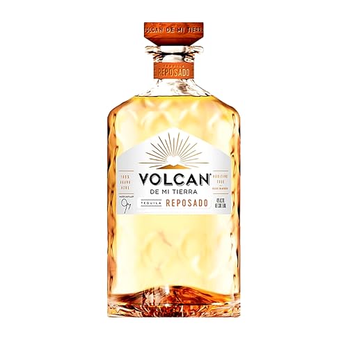Tequila Volcán de mi Tierra Reposado destilado premium selección gourmet – 1 Botella x 70 cl