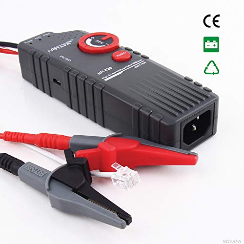 KOLSOL Underground Cable Wire Locator Network Cable Tester with Anti-Interference to Locate Pet Fence Wires, Metal Pipes High & Low Voltage Wire Tracker NF-820