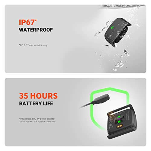 Image of COOSPO HW9 Bluetooth 5.0 ANT+ Heart Rate Monitor Armband with HR Zones /Calories Burned, Optical HRM Sensor for Fitness Training /Cycling /Running,Compatible with Peloton,Zwift,DDP Yoga,Wahoo