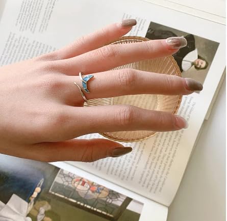 Collier de baleine argent pour femmes avec bijoux queue de requin orque - 5