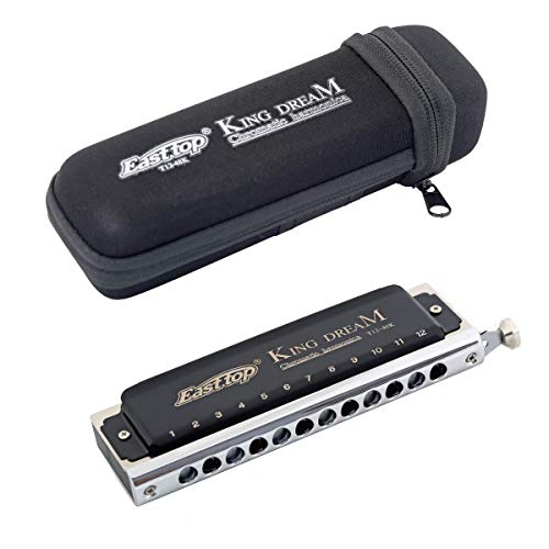 Image of East Top T1248K Chromatic Harmonica Mouth Organ, 12 Holes 48 Tunes Easttop King Dream C key 1248K