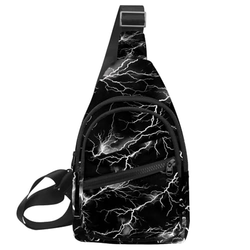 Mochila cruzada ligera y riñonera deportiva multicolor con correa regulable
