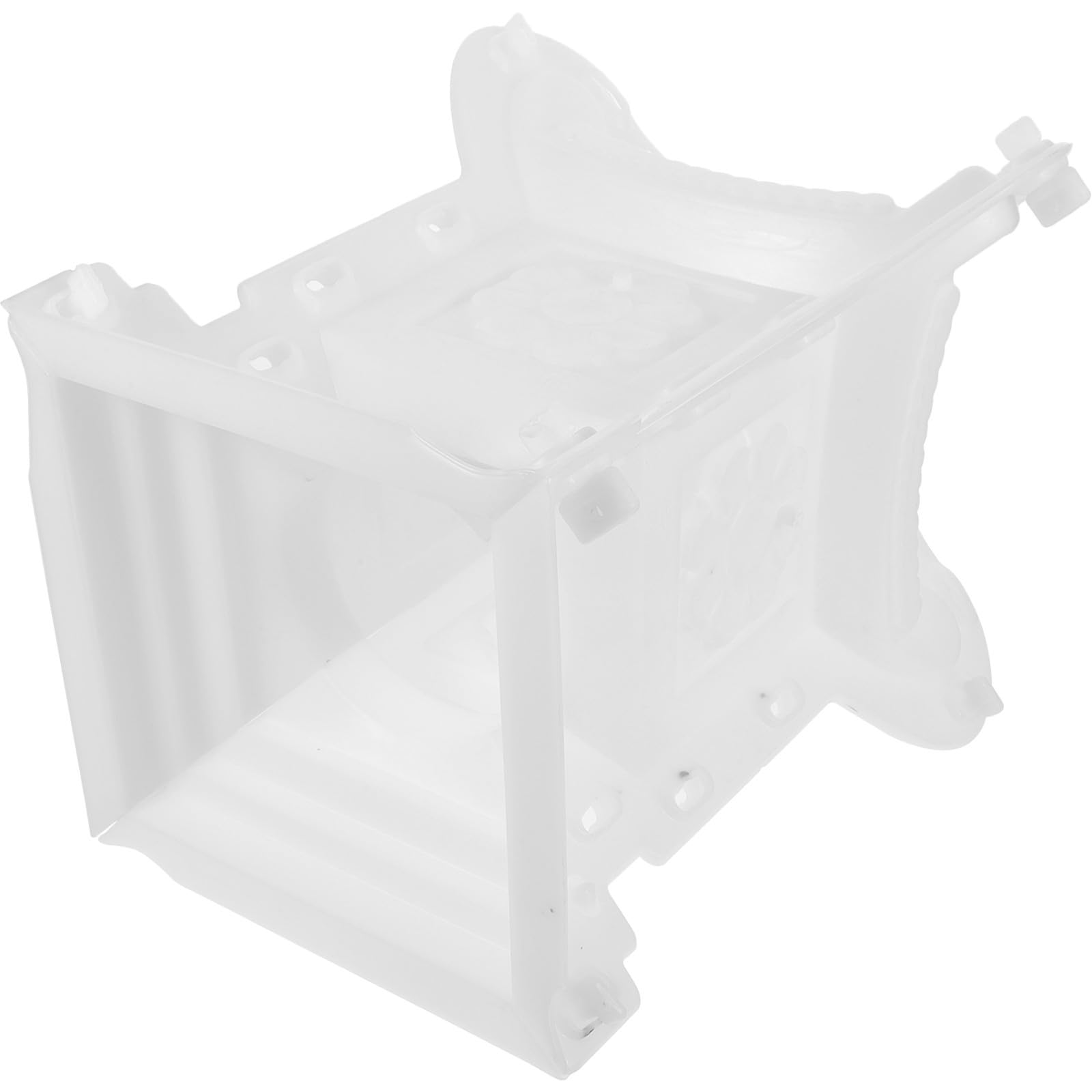 Molde para Columna Romana Forma de Pabellón, Plástico Blanco