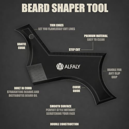 Kit Moldeador de Barba Alfaly - Precisión Profesional en Casa