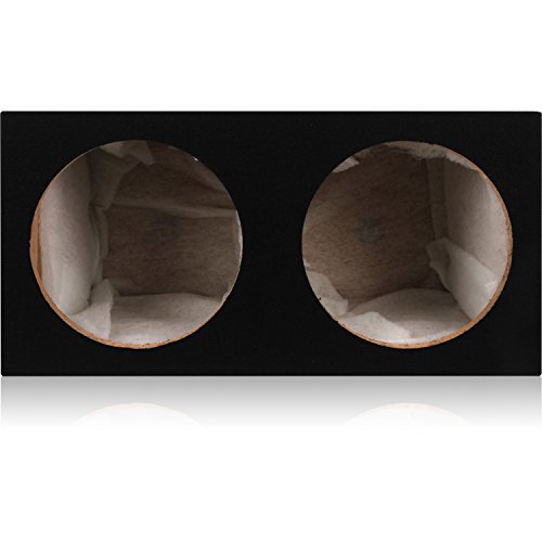 Image of BELVA MDFD12 Dual 12-inch Car Subwoofer Box Sealed 3 /4-inch MDF Prelined Polyfil
