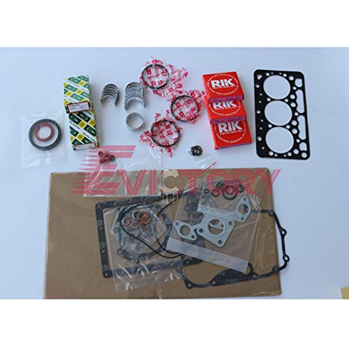 Kit revisione per kubota D782 + molla valvola completa testa cilindro