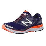 New Balance Men's M880BX7, Navy/Orange, 10 D US