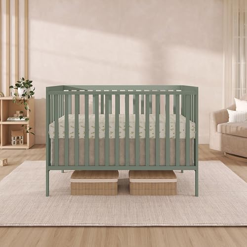 Image of Dream On Me Synergy 5-in-1 Convertible Full Size Baby Crib, GREENGUARD Gold
