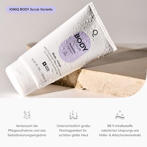 IONIQ ONE Sprayer | die Revolution der Hautpflege | Kosmetik schnell & streifenfrei ohne Hände dank Magnetic Skin Technologie am ganzen Körper auftragen (Bundle TAN & Scrub, 1 stück (1er Pack)) – Bild 5