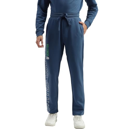 Image of UNITED COLORS OF BENETTON Men's Regular Mid Rise Track Pants