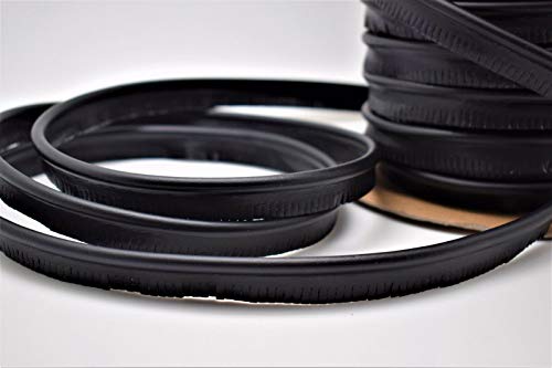 5 Yards Black Welt Cord Vinyl Piping Marine Outdoor Upholstery Uv Edge Trim Fabric #TOP2