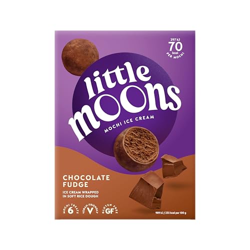 Little Moons Chocolate Fudge Mochi Ice Cream Snack 6 x 30g