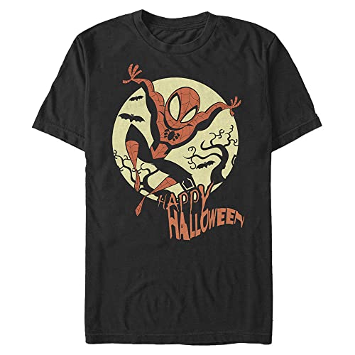T-shirt Marvel grande taille 3XL noir pour homme t-shirt coupe confort Moon d'Halloween