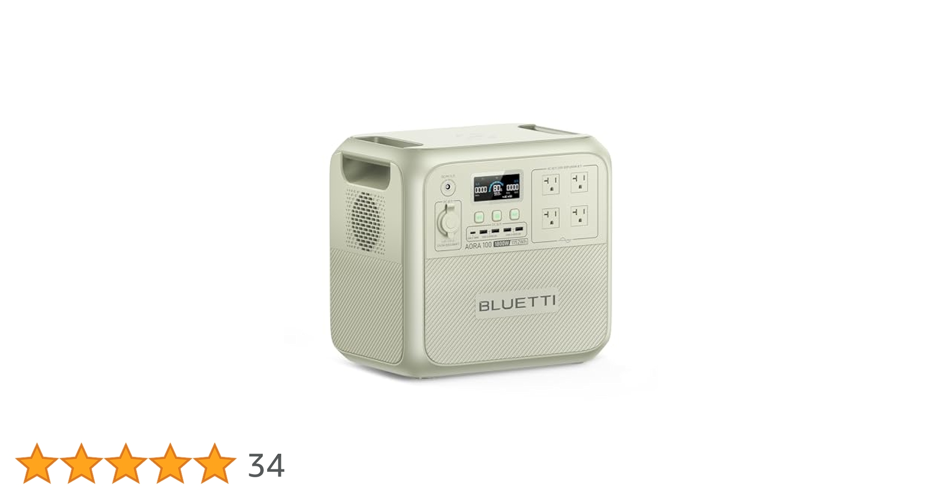 Amazon.co.jp: BLUETTI ポータブル電源 AORA 100 1152Wh 大容量