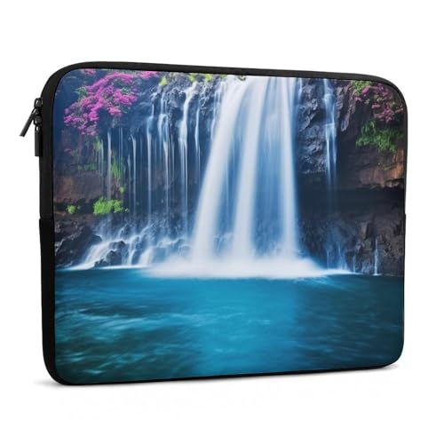 Funda para Laptop 10 pulgadas Azul Cascada en Hawaii miniatura 3