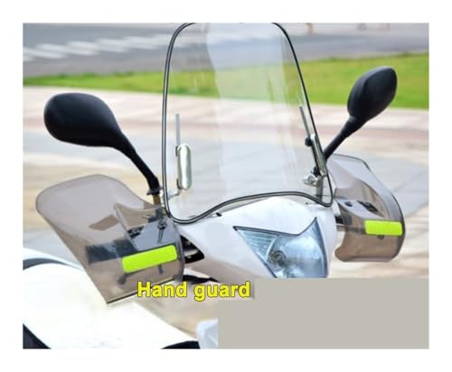 Protège main guidon moto universel avec bande réfléchissante et écran anti-vent - 6