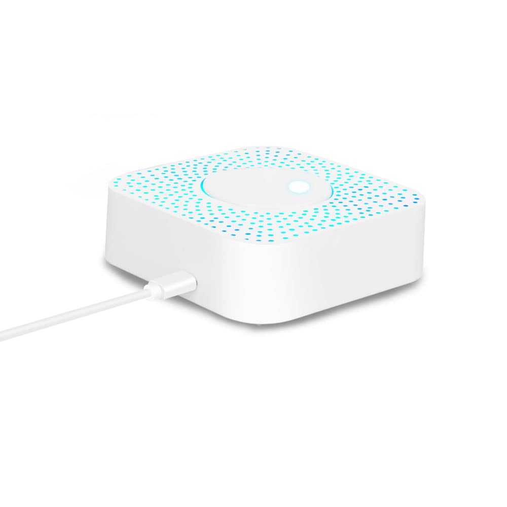 Irfora Tuya Zigbee Intelligent Air Housekeeper 6 in 1 monitor di qualità dell'aria PM2.5, formaldeide, TVOC, CO2, rilevatore di temperatura, umidità per ufficio domestico