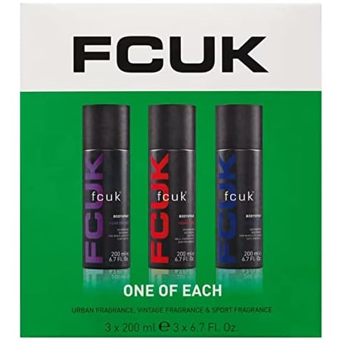 FCUK Bodyspray Trio : Vintage,Sport and Urban Cover