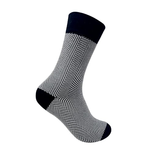 Image of Mint & Oak Printed Christmas Socks For Men, Cotton Crew Colorful Secret Santa Gift Box for Men, Xmas Calf Length Boys Socks With Fun Prints - Gift Box
