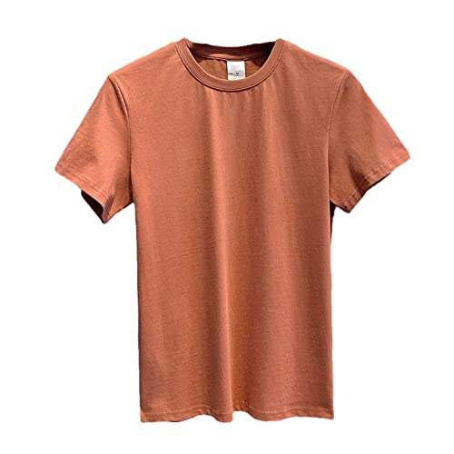T-shirt d'été décontracté homme Jihongse XXL, le col rond en coton pour vos terrasses