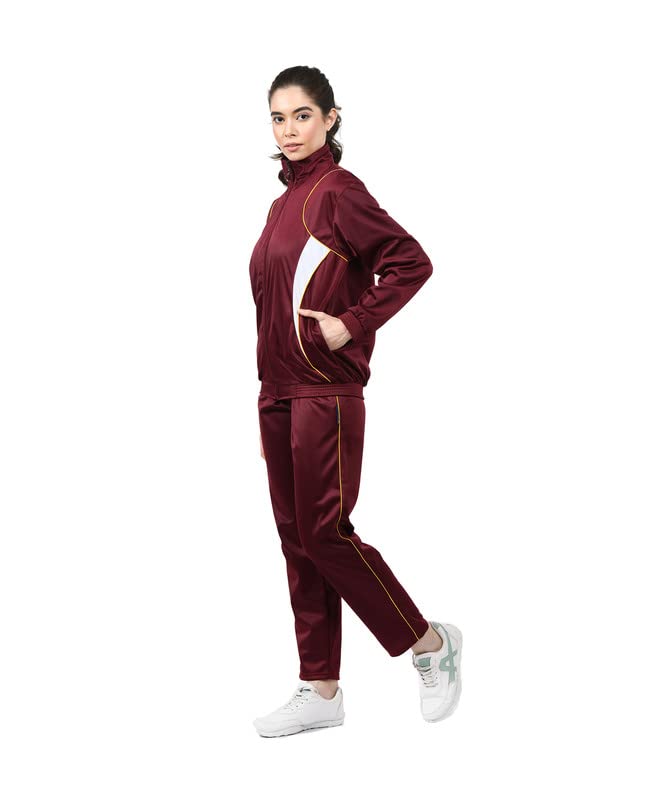 Image of KAYU Women Solid Stylish Polyester Zipper Tracksuits for Winter (Pack of 3)