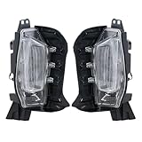 Kwedfgo Coche Luces Antiniebla Faros Antiniebla Delanteros Externos Para Toyota Para Prius 40 Para Alpha 2015-2021 Luces Circulación Diurna 81430-47070 Y 81440-47040(Left and Right)