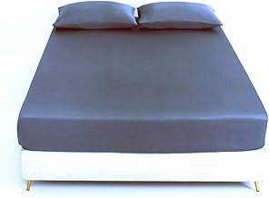 Fitted Sheet Ultra Soft Bottom Sheet with Deep Pocket for Mattress Up to 14 inches, Wrinkle Free & Fade Resistant-1 Fitted Sheet Only (Navy, Queen)